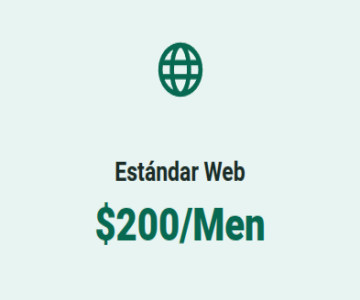 plan standar Web Plan Mantenimiento Estándar Web